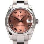 Rolex Datejust 31 178240 (2009) - Roze wijzerplaat 31mm Staal (1/8)