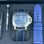 Panerai Luminor Marina PAM01313 (2024) - Blauw wijzerplaat 44mm Staal (4/8)