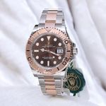 Rolex Yacht-Master 40 126621 (2022) - Brown dial 40 mm Gold/Steel case (1/7)