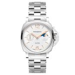 Panerai Luminor Due Luna PAM01301 (2025) - Zilver wijzerplaat 38mm Staal (1/1)