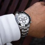 Rolex Daytona 116500LN (2017) - Wit wijzerplaat 40mm Staal (4/5)
