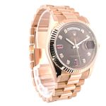 Rolex Day-Date 36 118235 (2016) - Bruin wijzerplaat 36mm Roségoud (3/7)