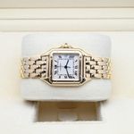Cartier Panthère 1060 (1995) - White dial 28 mm Yellow Gold case (5/8)