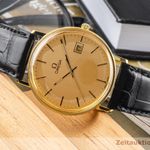 Omega Genève 196.0295 (1984) - Champagne dial 33 mm Yellow Gold case (2/8)