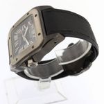 Cartier Santos 100 W2020010 (2016) - Black dial 38 mm Steel case (2/6)