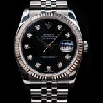 Rolex Datejust 36 116234 (2009) - Black dial 36 mm Steel case (2/6)