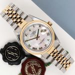 Rolex Datejust 36 16233 (2000) - Pearl dial 36 mm Gold/Steel case (1/7)
