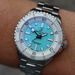 Breitling Superocean A17377211C1A1 (2024) - Turquoise wijzerplaat 36mm Staal (1/8)