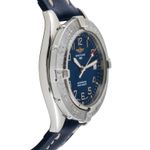 Breitling Colt Automatic A17035 (1995) - Blue dial 38 mm Steel case (7/8)