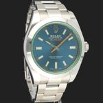 Rolex Milgauss 116400GV (2019) - Blue dial 40 mm Steel case (4/8)