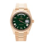 Rolex Day-Date 40 228238 (2024) - Green dial 40 mm Yellow Gold case (1/4)