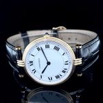 Cartier Vendome 81003 (Onbekend (willekeurig serienummer)) - Wit wijzerplaat 30mm Geelgoud (7/8)