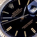 Rolex Datejust 36 16013 (1986) - Zwart wijzerplaat 36mm Goud/Staal (2/8)