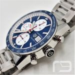 TAG Heuer Carrera Calibre 16 CV201AR.BA0715 (2024) - Blue dial 41 mm Steel case (3/8)