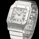 Cartier Santos Galbée 1564 (2015) - White dial 29 mm Steel case (6/7)