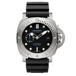 Panerai Luminor Submersible 1950 3 Days Automatic PAM02305 (2025) - Zwart wijzerplaat 47mm Titanium (1/1)