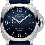 Panerai Luminor Marina PAM01157 (2023) - Blauw wijzerplaat 44mm Staal (1/1)