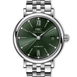 IWC Portofino Automatic IW458602 (2024) - Groen wijzerplaat 37mm Staal (1/1)