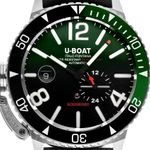 U-Boat Sommerso 9520 (Unknown (random serial)) - Green dial 47 mm Steel case (1/7)