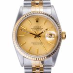 Rolex Datejust 36 16233 (1991) - 36mm Goud/Staal (3/8)