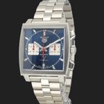 TAG Heuer Monaco CBL2111.FC6453 (2021) - Blauw wijzerplaat 39mm Staal (1/8)