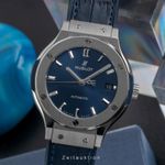 Hublot Classic Fusion Blue 565.NX.7170.LR (2022) - 38mm Titanium (1/8)