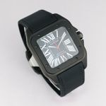 Cartier Santos 100 WSSA0006 (Unknown (random serial)) - Black dial 41 mm Steel case (2/6)