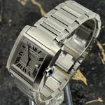 Cartier Tank Française WSTA0067 (2025) - Silver dial 31 mm Steel case (5/8)