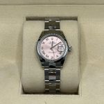 Rolex Lady-Datejust 279160 (2024) - Pink dial 28 mm Steel case (5/8)