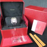Cartier Santos WSSA0029 (2021) - Silver dial 35 mm Steel case (8/8)