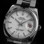 Rolex Datejust 36 116234 (2017) - Silver dial 36 mm Steel case (3/8)