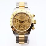 Rolex Daytona 116523 (2001) - Goud wijzerplaat 40mm Goud/Staal (1/1)