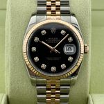 Rolex Datejust 36 116231 (2008) - Black dial 36 mm Steel case (1/8)