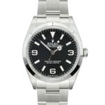 Rolex Explorer 124270 (2022) - Black dial 36 mm Steel case (1/8)
