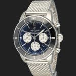 Breitling Superocean Heritage II Chronograph AB0162121B1S1 (2024) - Zwart wijzerplaat 44mm Staal (1/8)