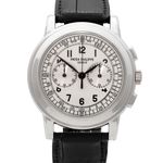 Patek Philippe Chronograph 5070G (2004) - Silver dial 43 mm White Gold case (1/4)