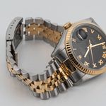 Rolex Datejust 36 16233 (1995) - Black dial 36 mm Gold/Steel case (6/8)