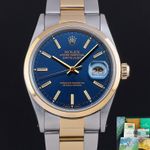 Rolex Datejust 36 16203 (1990) - 36mm Goud/Staal (1/8)