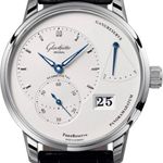 Glashütte Original PanoReserve 1-65-01-22-12-04 (2024) - Zilver wijzerplaat 40mm Staal (1/8)