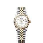 Rolex Datejust 31 278273 (2024) - White dial 31 mm Steel case (1/8)