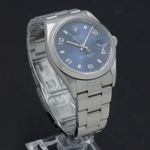 Rolex Oyster Perpetual Date 15200 (2002) - Blauw wijzerplaat 34mm Staal (5/7)