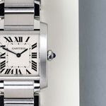 Cartier Tank Française WSTA0005  (2020) - Zilver wijzerplaat 30mm Staal (5/8)