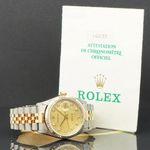 Rolex Datejust 36 16233 (1995) - Gold dial 36 mm Gold/Steel case (5/7)
