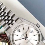 Rolex Datejust 36 16030 (1984) - Zilver wijzerplaat 36mm Staal (3/8)