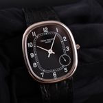 Patek Philippe Golden Ellipse 5738/1R-001 (Onbekend (willekeurig serienummer)) - Zwart wijzerplaat 35mm Roségoud (5/8)
