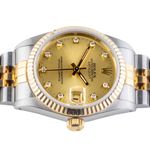 Rolex Datejust 31 68273 (1988) - Champagne dial 31 mm Gold/Steel case (6/8)