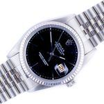 Rolex Datejust 36 16014 (1986) - Black dial 36 mm Steel case (1/8)