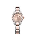 Rolex Lady-Datejust 279381RBR (2024) - Goud wijzerplaat 28mm Staal (1/1)