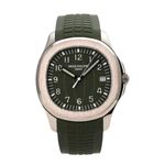 Patek Philippe Aquanaut 5168G-010 (2020) - Green dial 42 mm White Gold case (2/8)