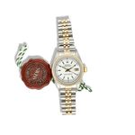 Rolex Lady-Datejust 69173 (1990) - White dial 26 mm Gold/Steel case (7/8)